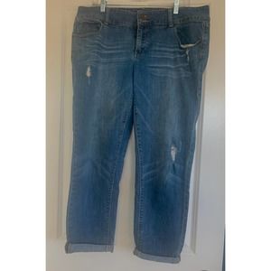 NY & Co Slim Slouch Ankle Jeans- sz 14